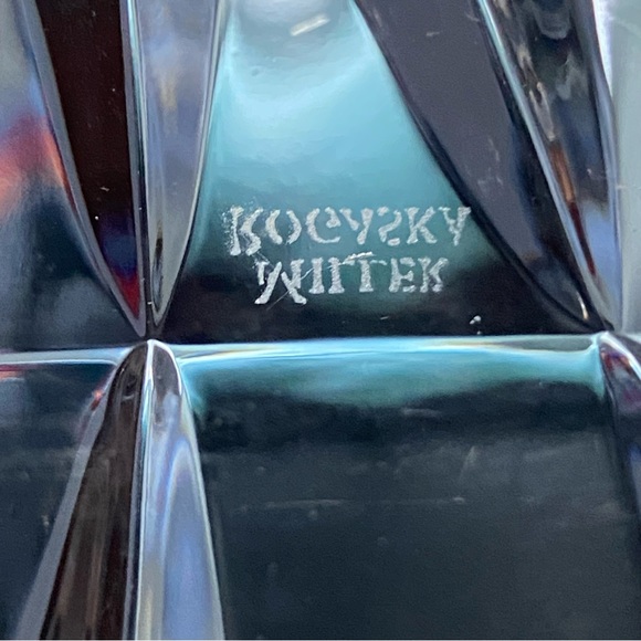 Miller Rogaska Lead Crystal Box With Cover Vintage Cut Glass 6” X 4” Jewelry - Picture 7 of 16